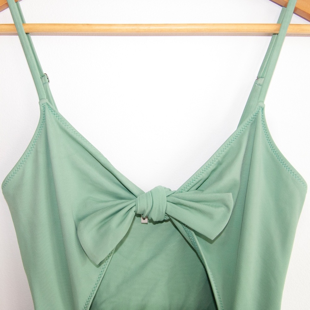 Reformation Tropicana One Piece Swimsuit in Mint